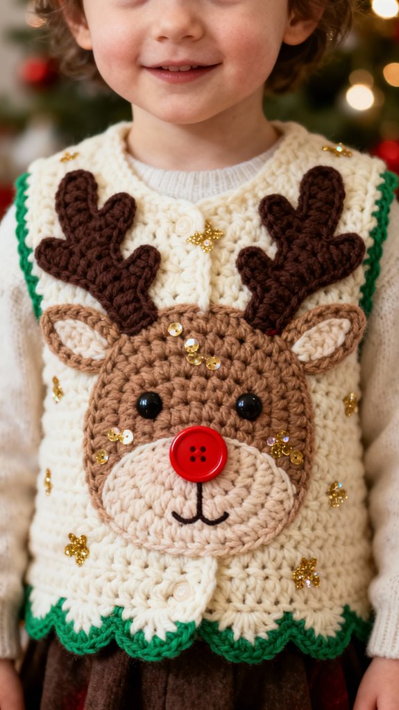 rudolph vest for children