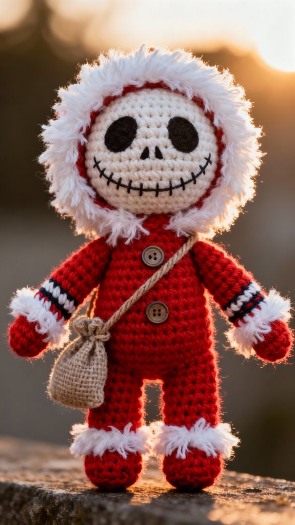 sandy claws amigurumi creation