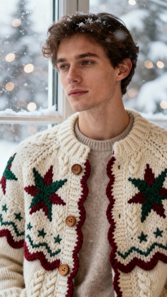 scandinavian star crochet vest