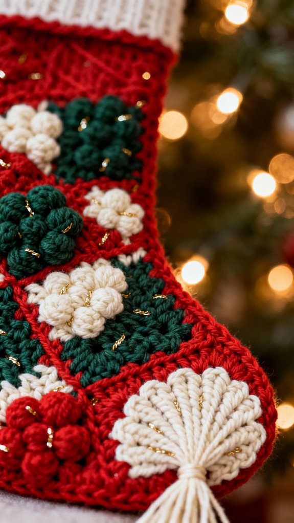 stocking granny square design