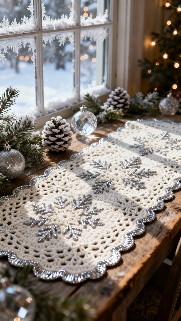 tapestry crochet winter runner