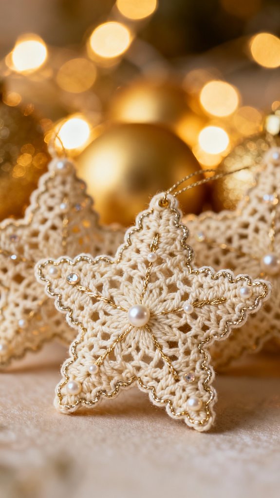 versatile crochet star ornaments