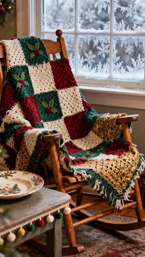 vintage christmas crochet project