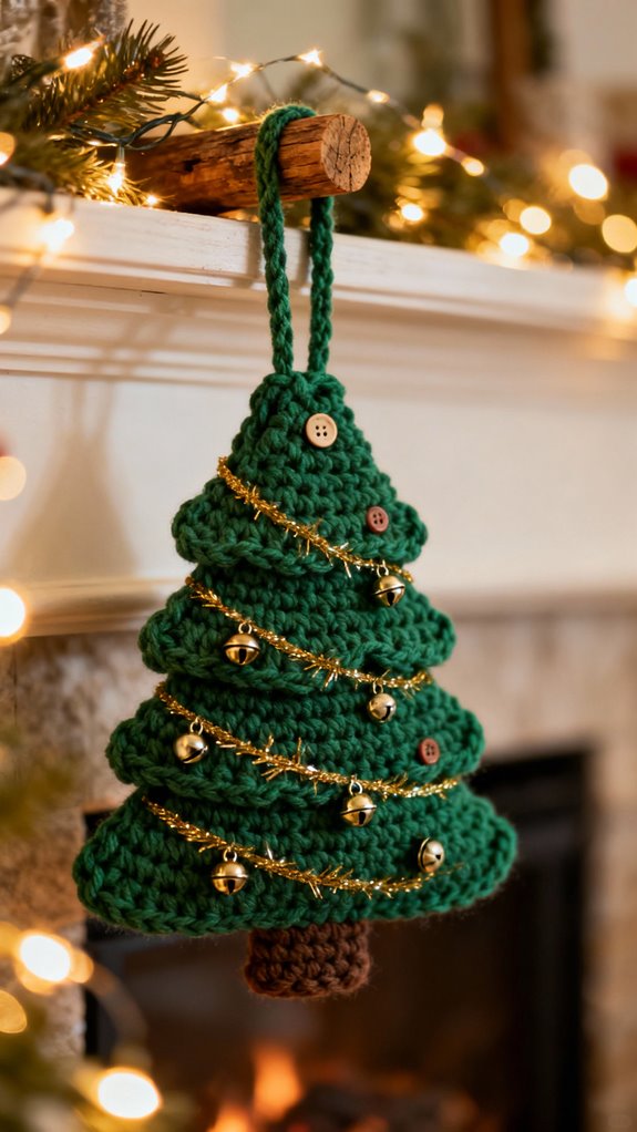 whimsical christmas tree bag