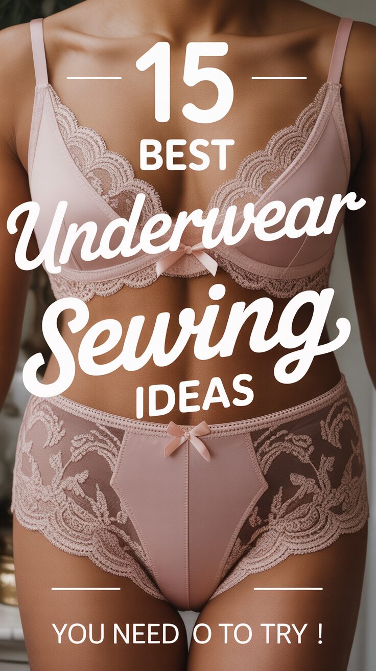 Pinterest pin for 15 Best Underwear Sewing Ideas You Need To Try!