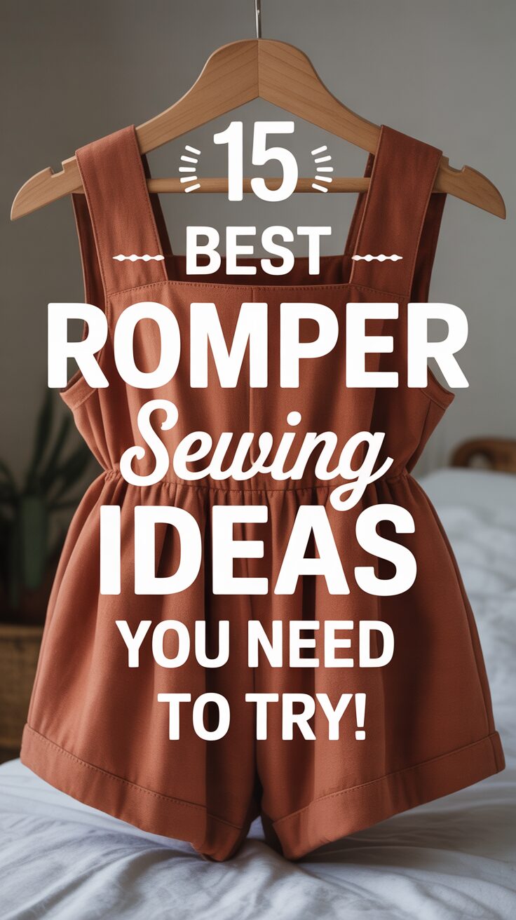 Pinterest pin for 15 Best Romper Sewing Ideas You Need To Try!