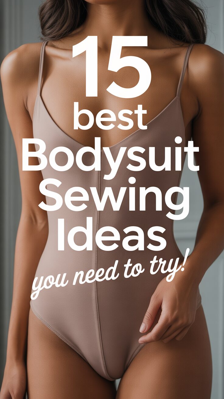 Pinterest pin for 15 Best Bodysuit Sewing Ideas You Need To Try!