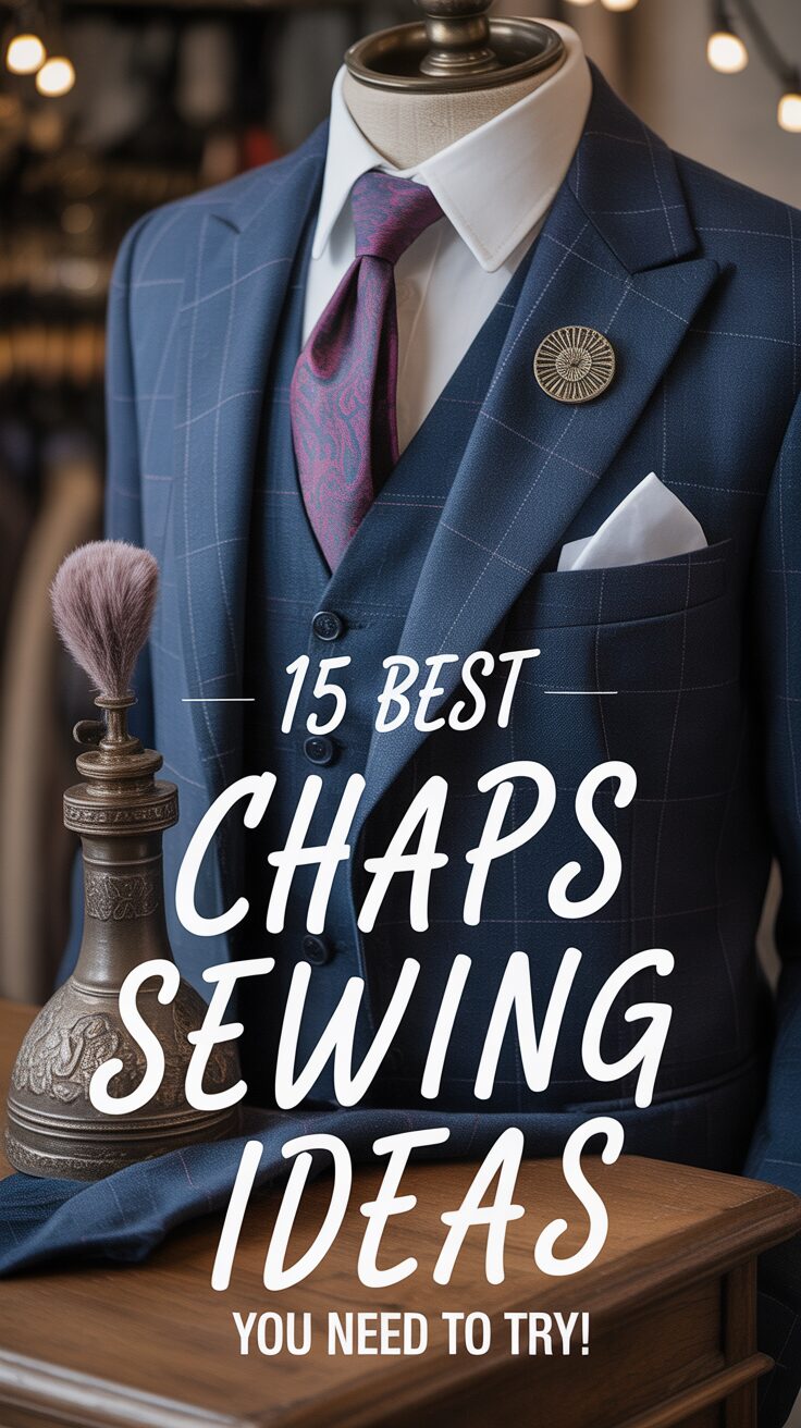Pinterest pin for 15 Best Chaps Sewing Ideas You Need To Try!