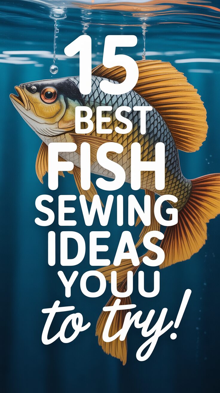 Pinterest pin for 15 Best Fish Sewing Ideas You Need To Try!