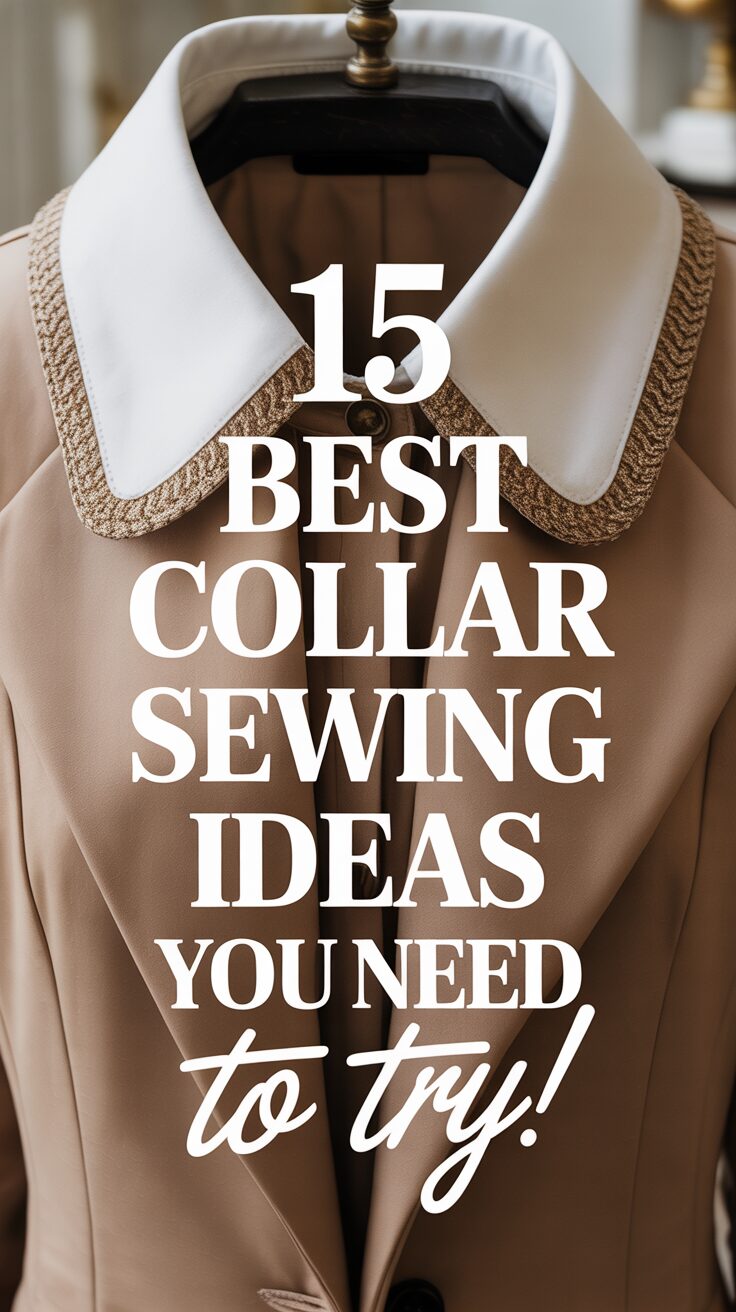 Pinterest pin for 15 Best Collar Sewing Ideas You Need To Try!