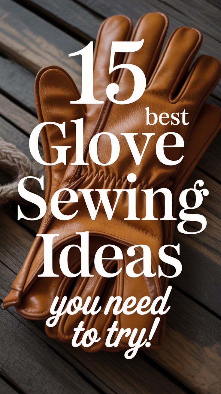 Pinterest pin for 15 Best Glove Sewing Ideas You Need To Try!