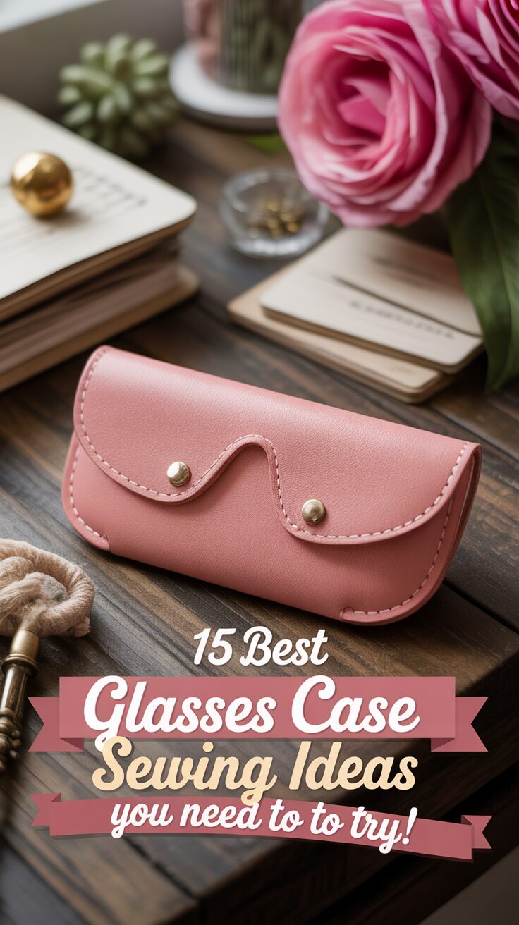 Pinterest pin for 15 Best Glasses Case Sewing Ideas You Need To Try!